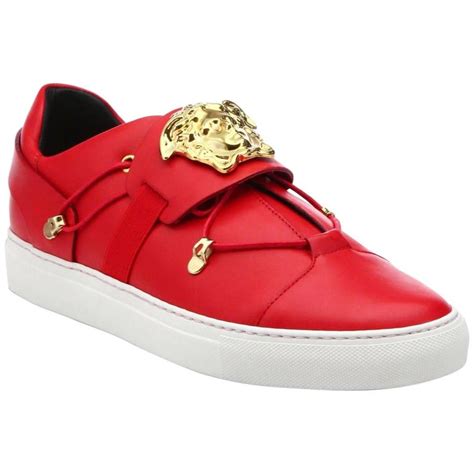 mens red versace shoes|versace red bottom shoes.